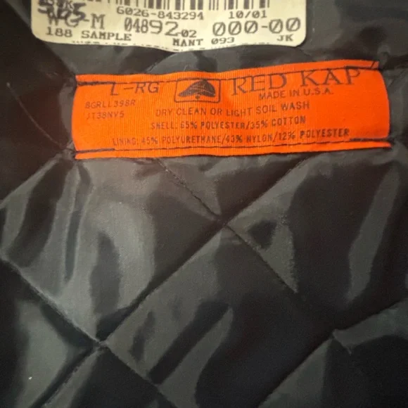Red Kap Navy Jacket - Picture 3 of 3